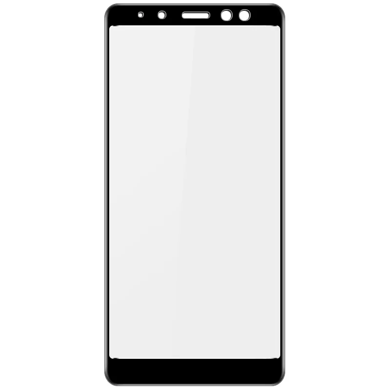 black IMAK Для samsung Galaxy A8 закаленное Стекло полное покрытие Экран протектор Закаленное защитное закаленное Стекло для samsung A8 плюс - Цвет: black