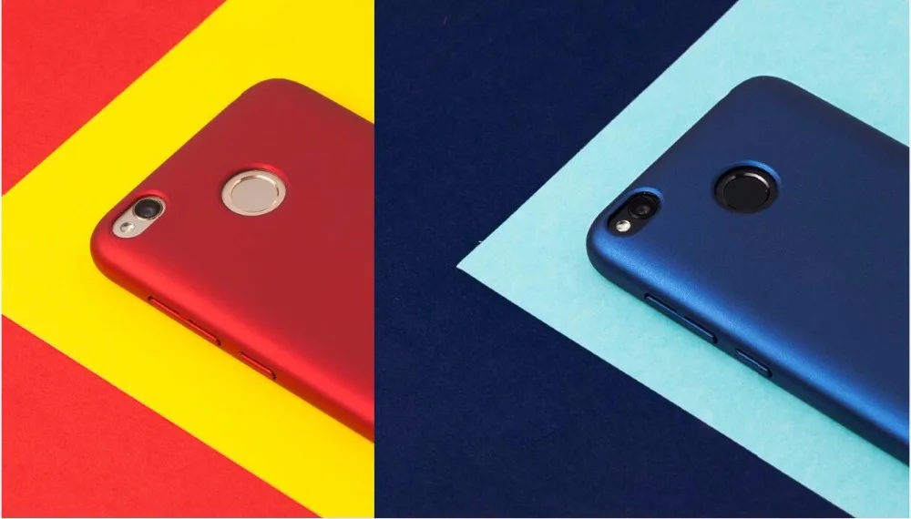 Бархатный Чехол для Xiaomi Redmi 4X 100% оригинал Материал: жесткий пластик + волокно