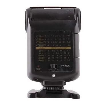 YinYan CY-26ZL мини Универсальная электронная вспышка Speedlite Горячий башмак для canon для nikon для Olympus для Pentax цифровая камера