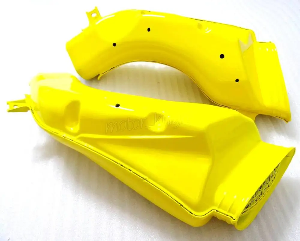 ОЗУ Воздухопровод канал для Suzuki GSXR 600 750 GSX-R K1 2000 2001 2002 2003/GSX-R1000 00 01 02 GSXR1000 саквояж черного и синего красного цвета - Цвет: Цвет: желтый