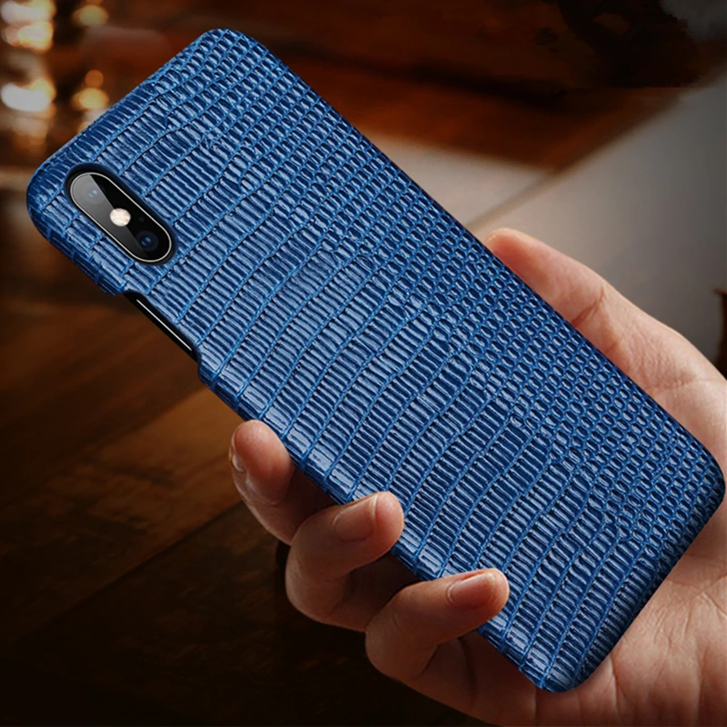 Чехол Ящерица из натуральной кожи для iphone X XS XR Max 11 Pro MAX чехол накладка 2020 6s 7 8 plus