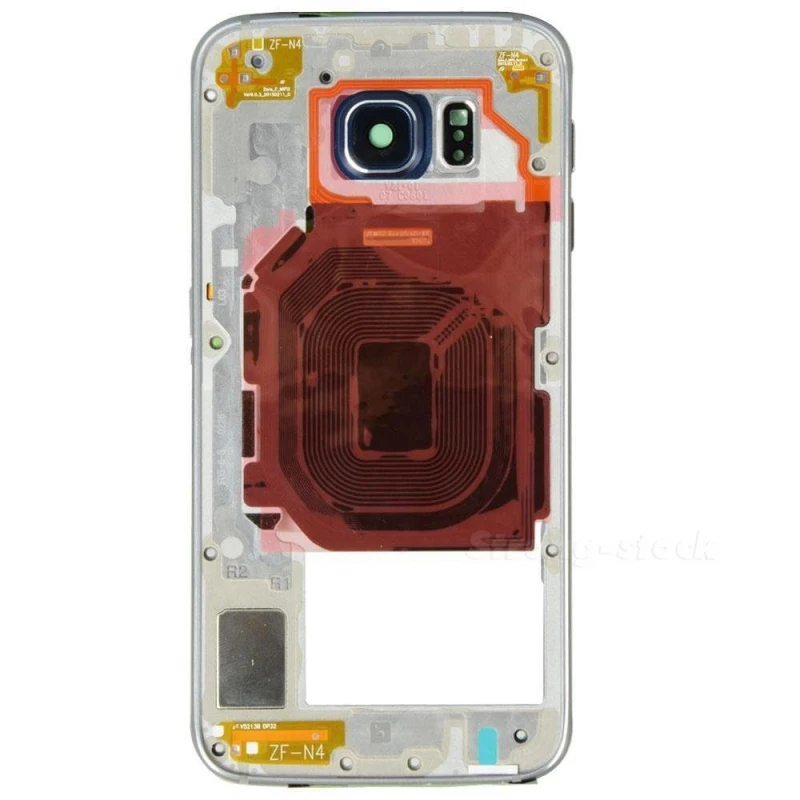 50 шт./лот флейта средней рамки рамка ободок корпус для Samsung Galaxy S6 3 вида цветов