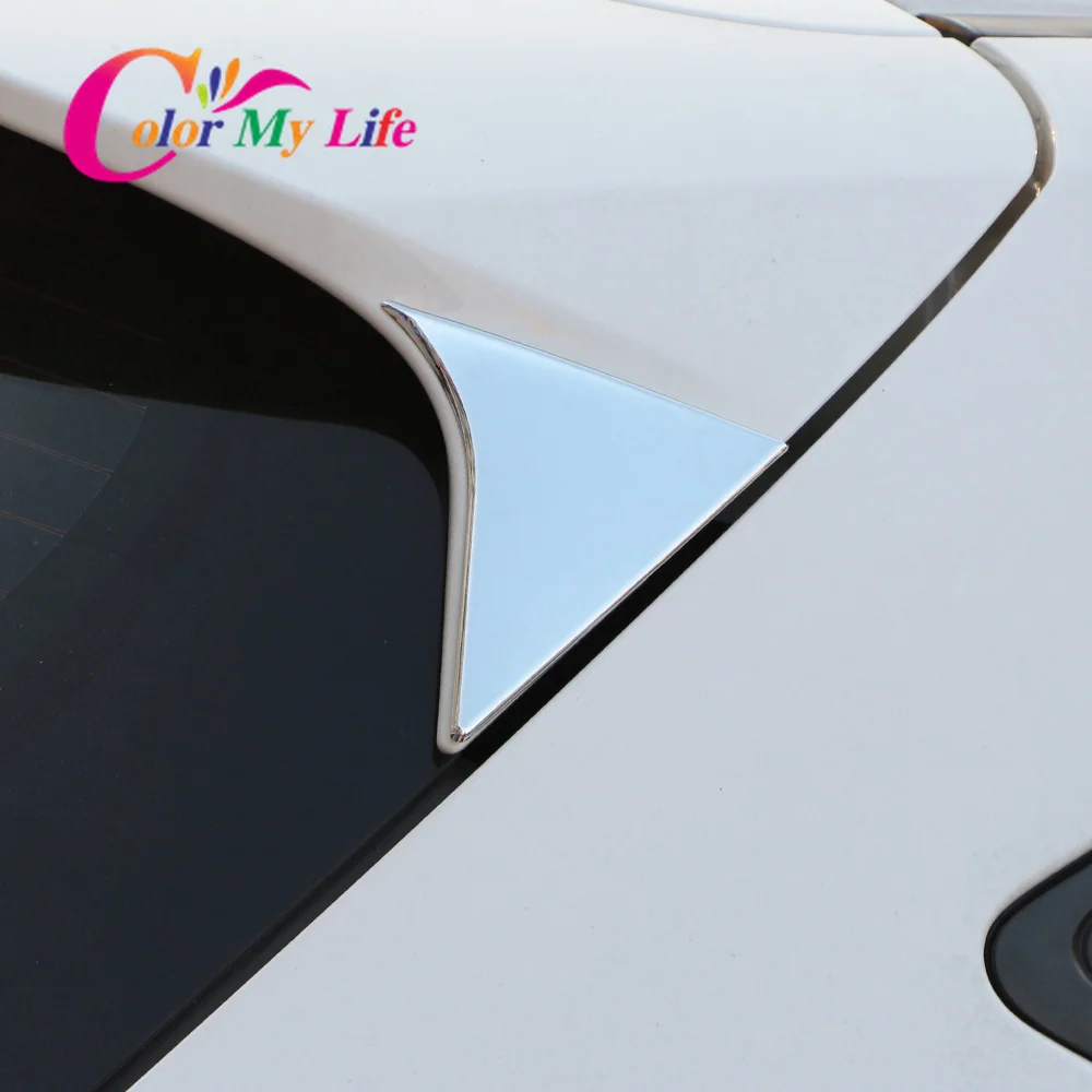 Задняя крышка автомобиля для Honda HR V 2014 2015 ABS Chrome задний боковой спойлер отделка