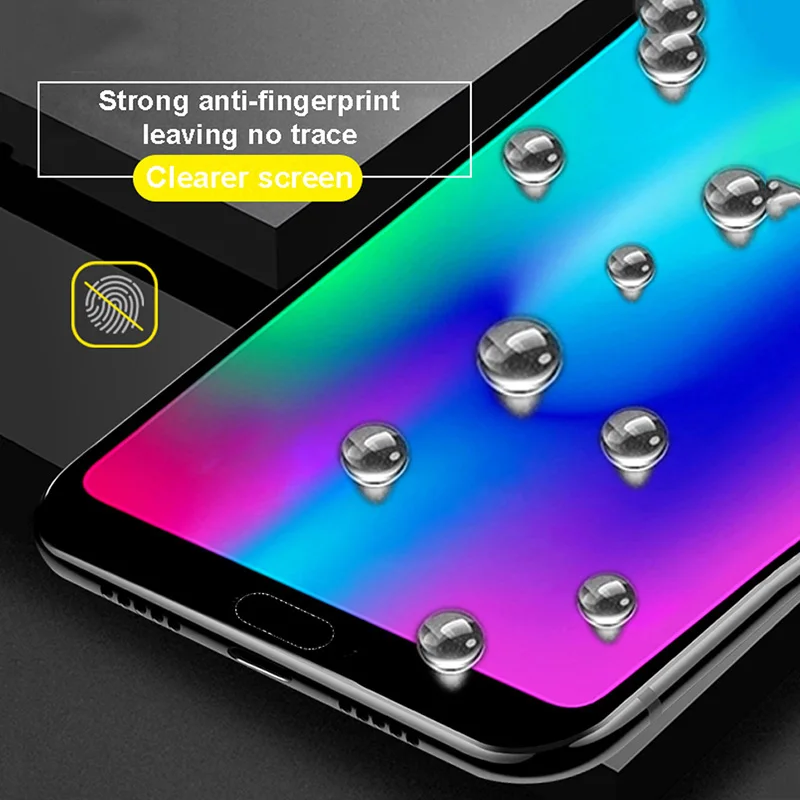Защитное стекло для Honor 9 8 10 Lite V20 закаленное Huawei 8X Max Note 8C 7A 7X|Защитные стёкла и