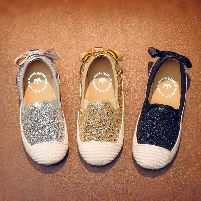 

Spring Autumn New Child Casual Shoes Leisure Sequins Princess Girls Shoes kids sports shoes for student 3T 4T 5T 6T 7T 8T -14T