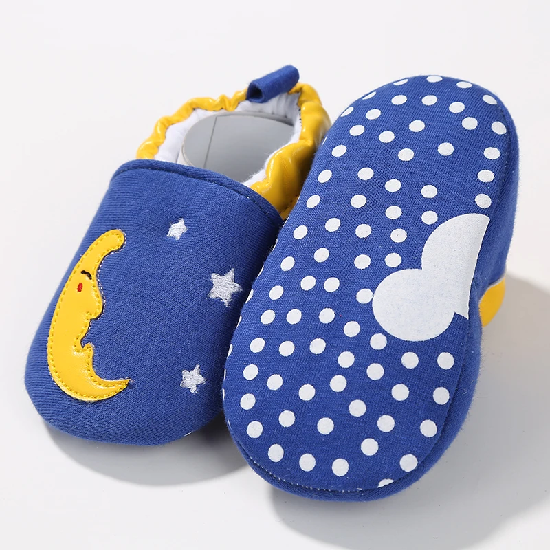 Первые ходунки CartoonShoes Bebe мокасины для малышей 0-24 м нескользящая Мягкая подошва обувь для маленьких мальчиков и девочек