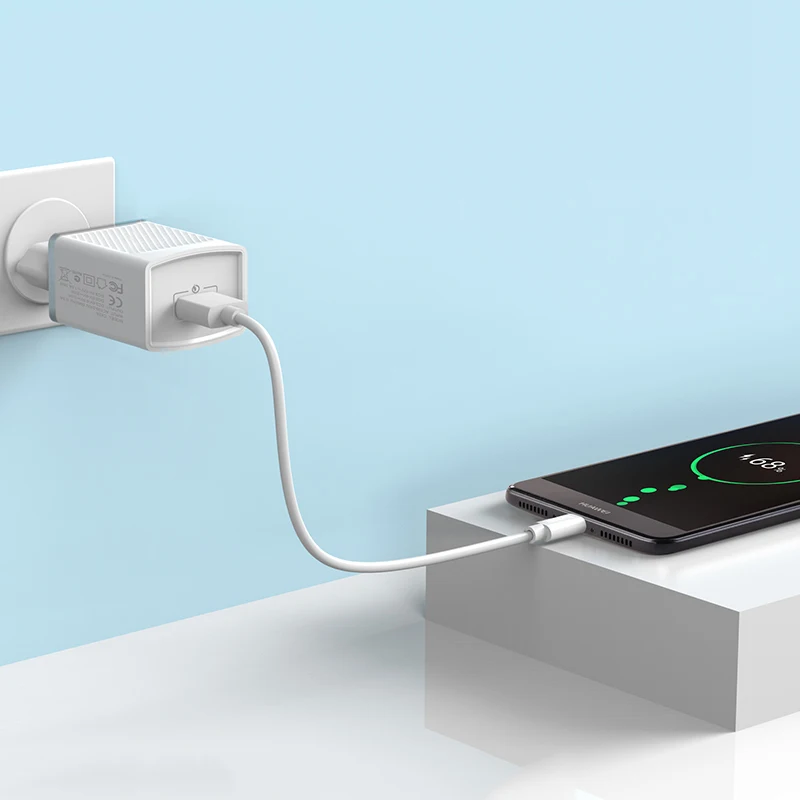 HOCO QC3.0 Быстрая зарядка Универсальное USB настенное зарядное устройство с европейской вилкой портативное для iPhone X 8 samsung S9 Xiaomi huawei зарядный адаптер