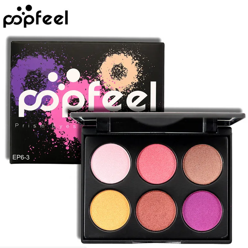 POPFEEL блестящие инъекции прессованные блестки одиночные тени для век Алмазная