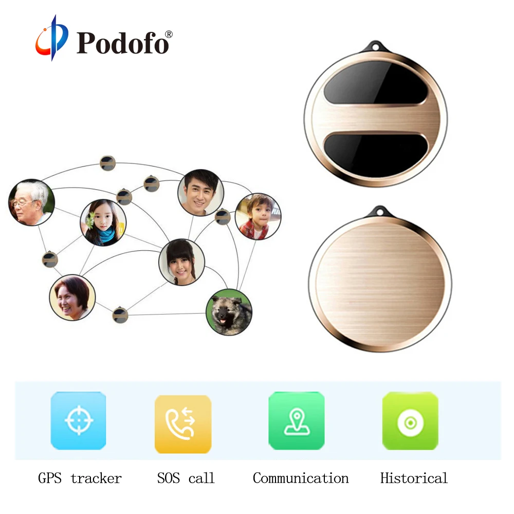 Подофо Мини GPS трекер локатор для детей, животных и транспортных средств T8. Трекинг автомобилей и велосипедов, сигнализация GSM GPRSAlarm с использованием Google Maps.