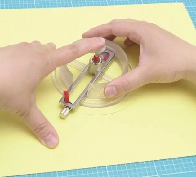 

SICODA Sewing tools Circle cutter special scissor paper cutter office supplies 1.8cm to 17cm diameter circle