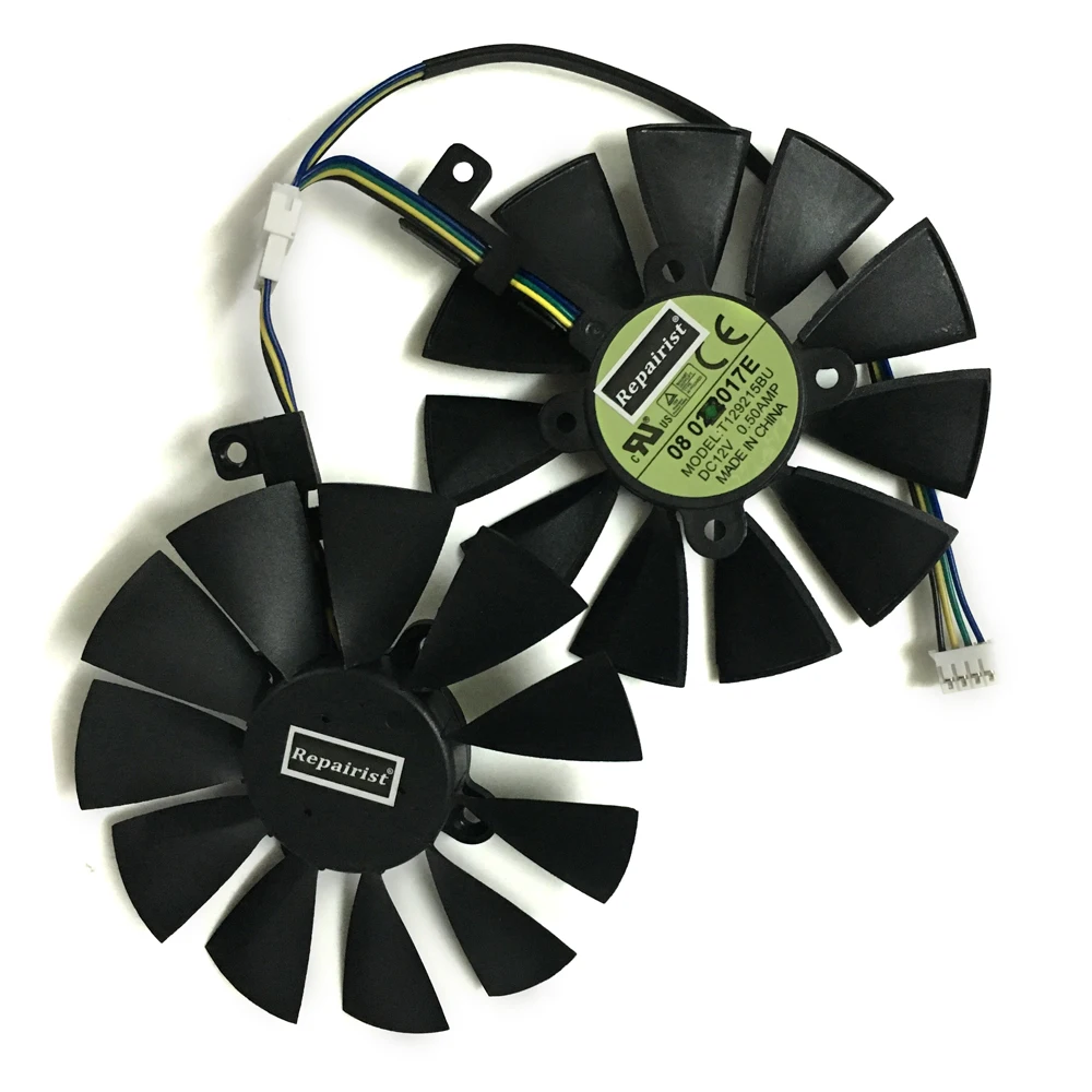 MINING-RX470-4G MINING-P106-6G VGA охлаждающий вентилятор для ASUS горно-P106 горно-RX 470 карты