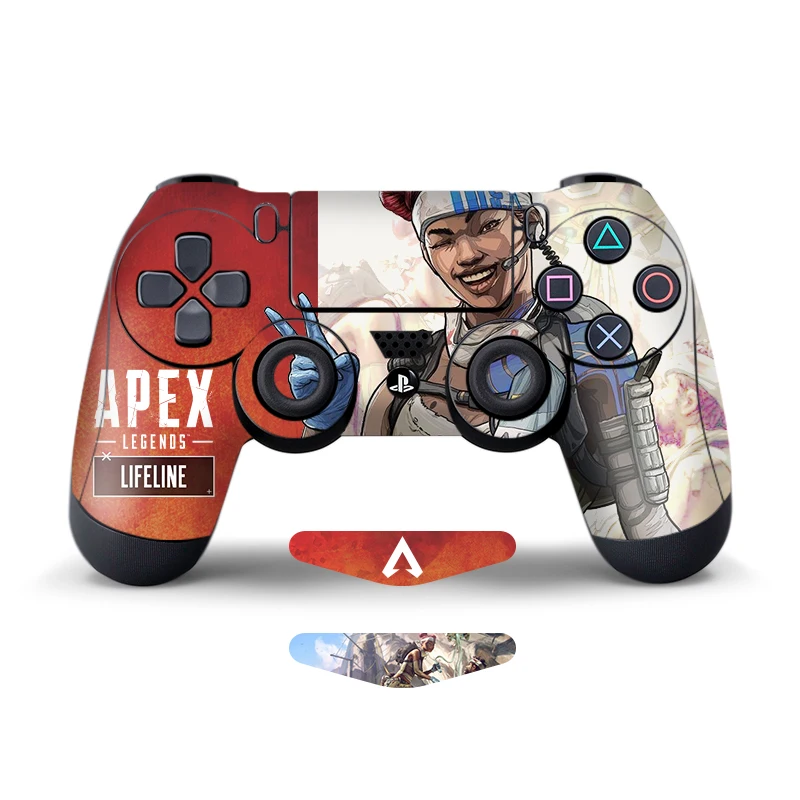 Data Frog 2Pcs Stickers For Apex Legends Controller Skins For Sony PlayStation4 Game Controller For PS4 Slim Pro Stickers