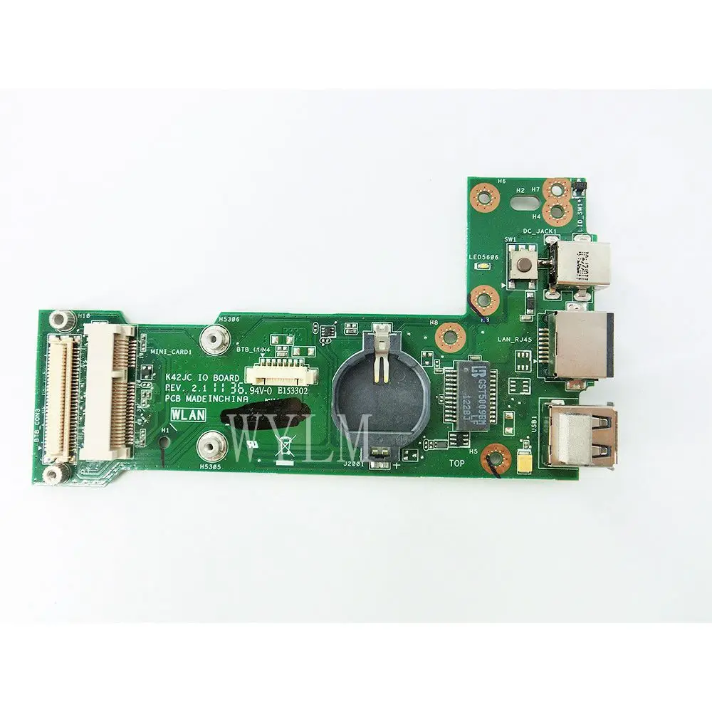 K42JC REV2.0 REV 2 1 IO плата для ASUS K42J X42J A42J A40J K42JR K42JZ K42JY K42JV питания USB| |