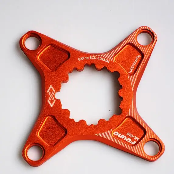 orange Fovno mtb Кривошип горного велосипеда GXP до BCD 104 мм Паук адаптер для SRAM GXP XX1 X0 X9 Кривошип Crankst Превосходное качество Дешевые Горячие - Цвет: orange