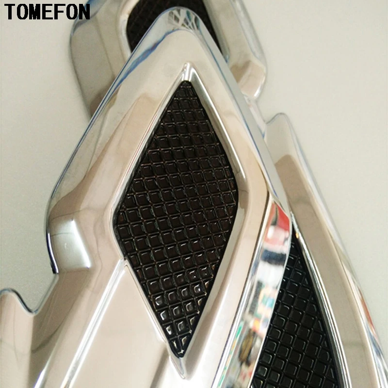 TOMEFON для Nissan X-trail T31 T32 Rogue 2014 2015 2016 2017 ABS Хромированная передняя боковая модульная