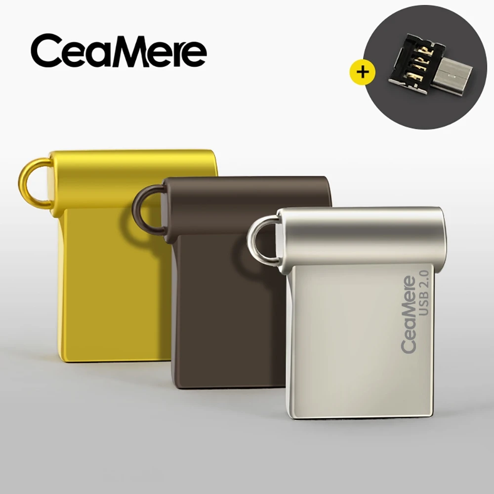 Ceamere CD06 USB флешка 4 ГБ/8 ГБ/16 ГБ/32 ГБ/64 Гб Флешка флеш-диск 2 0 карта памяти диск 1 |