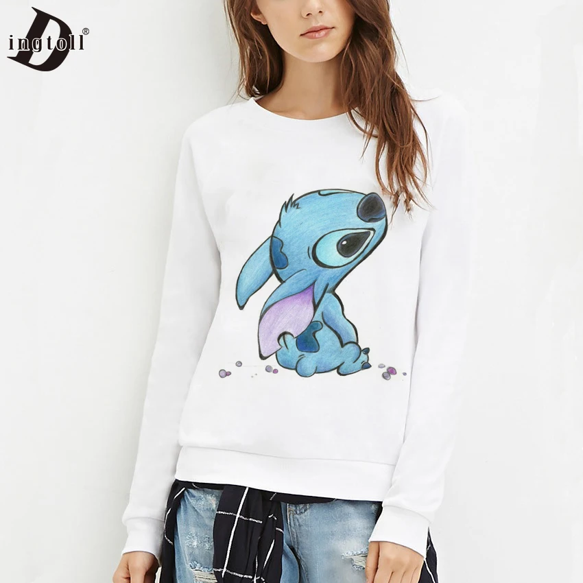 Женская Повседневная Толстовка с длинным рукавом в стиле Харадзюку|printed hoodies