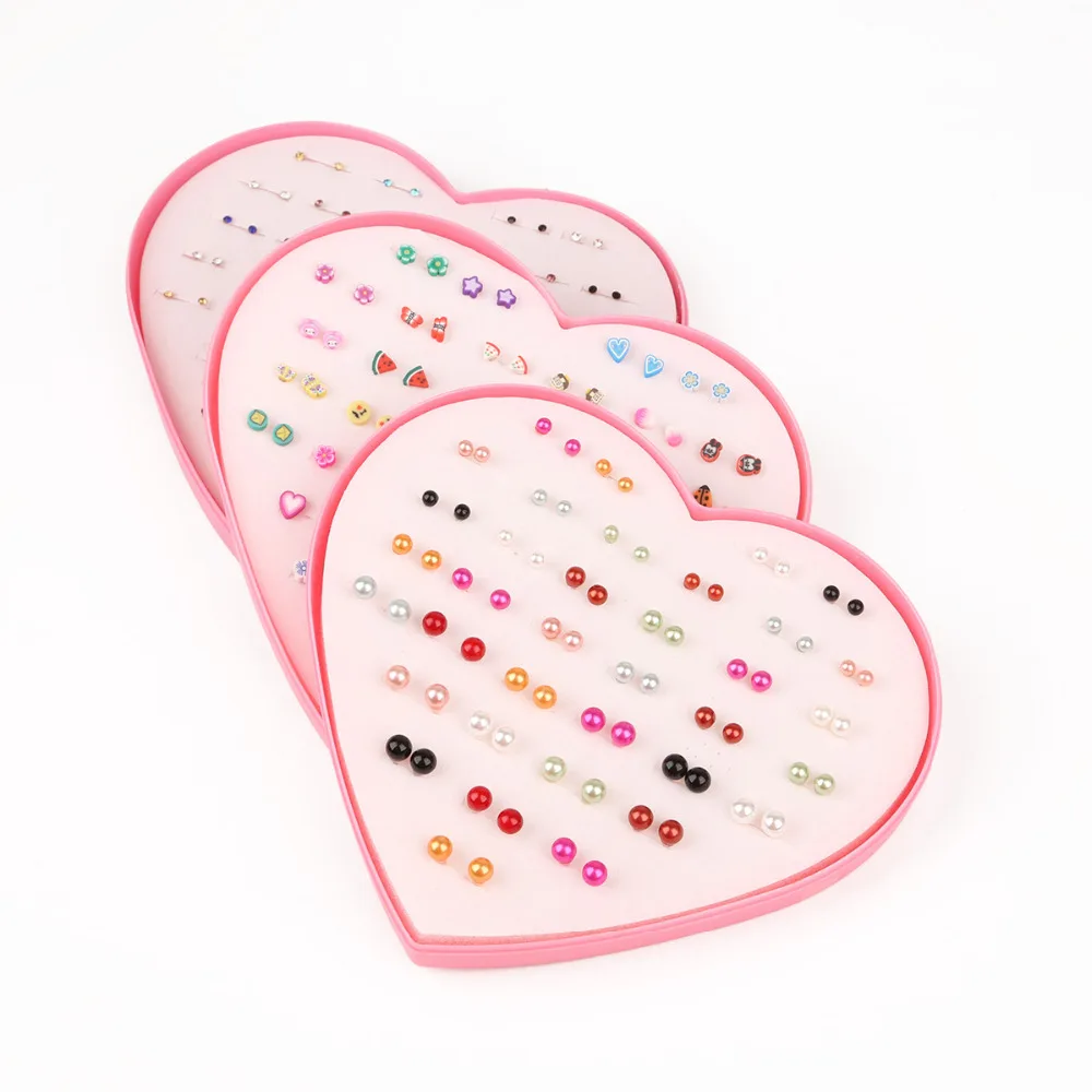 36 пар разноцветные гипоаллергенные пластиковые гвоздики|hypoallergenic stud earrings|clay