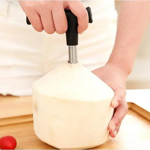 1pc Useful Coconut Opener Opening Driller Cut Hole Tool Fruit Openers Tools Durable Knife Kitchen Accessaries ZXH | Дом и сад