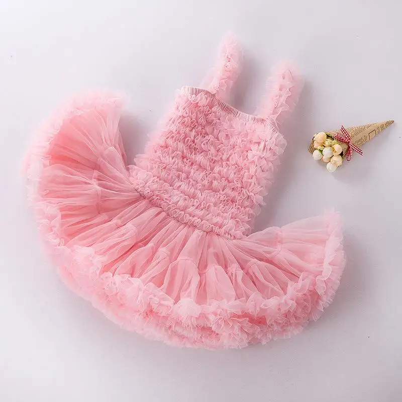 Kids Girls Dress Princess Girl Mesh Tutu 2019 Party Wedding Vestidos Infant Children Clothing JN706 | Детская одежда и обувь