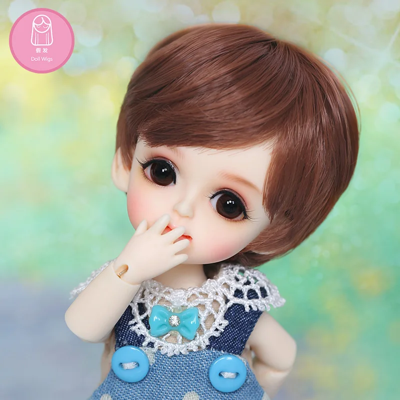 Парик для куклы BJD L8 # бесплатная доставка размер 4 5 6 дюймов 1/8