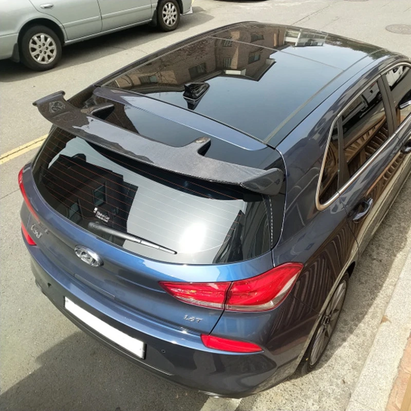 Для hyundai I30 спойлер высокого качества из углеродного волокна материал заднего крыла автомобиля спойлер 2008