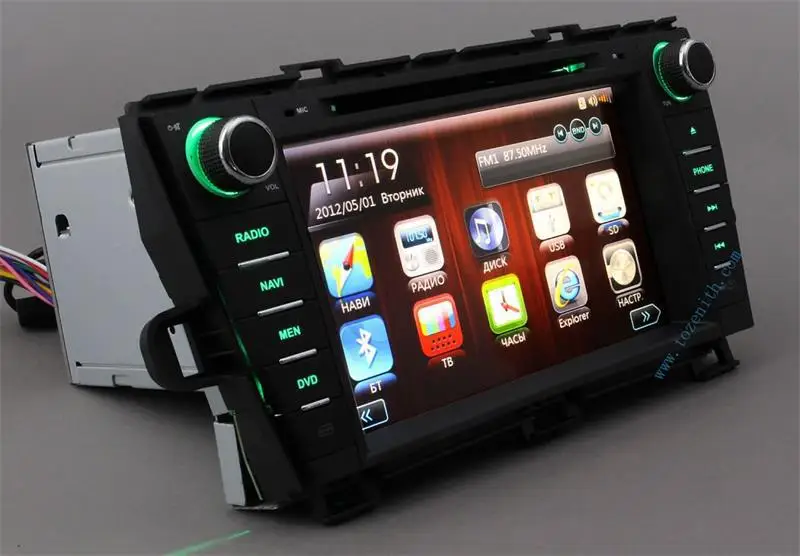 SilverStrong 2DIN автомобильный DVD gps для Toyota Prius 2009 2013 LHD Navi радиоприемник с Bluetooth радио