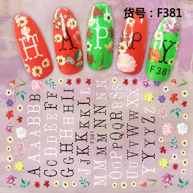 1 лист ультратонкие наклейки для дизайна ногтей|adesivos manicure|nail art decorations stickersmanicure