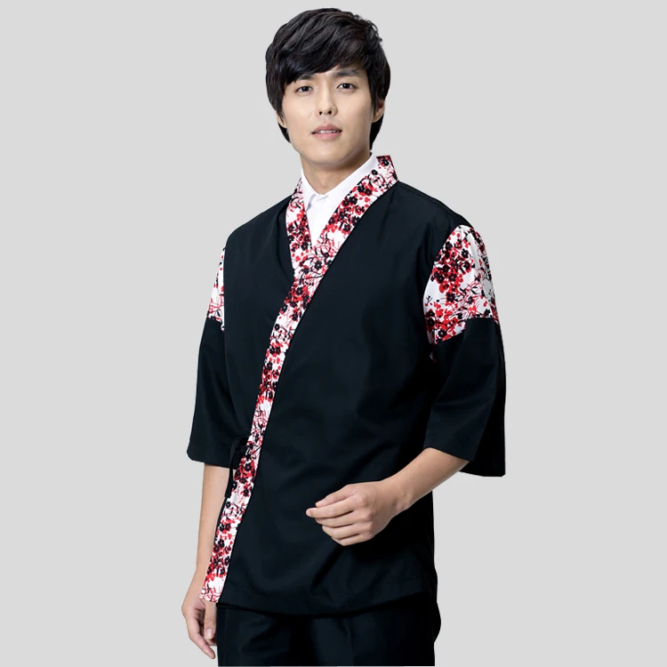 Лидер продаж мужская форма для шеф повара в японском Корейском стиле средний