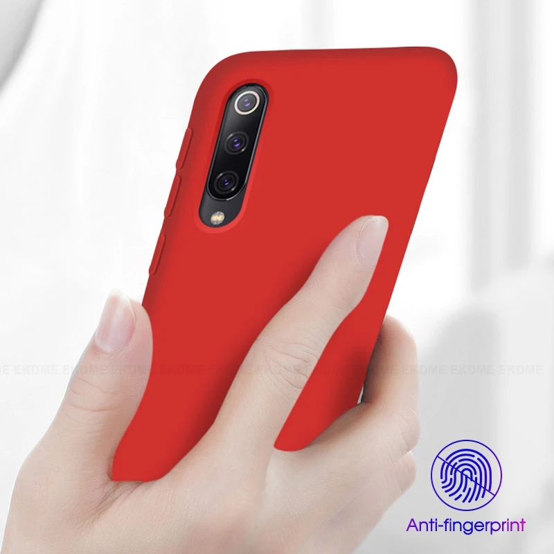 For Xiaomi Mi8 Lite Mi A2 6X Mi9 Mi9 SE CC9 Pro CC9E A3 Silicone Liquid Soft Case For Redmi 7 K20 Pro Note 6 7 8 Pro 8T 8 8A