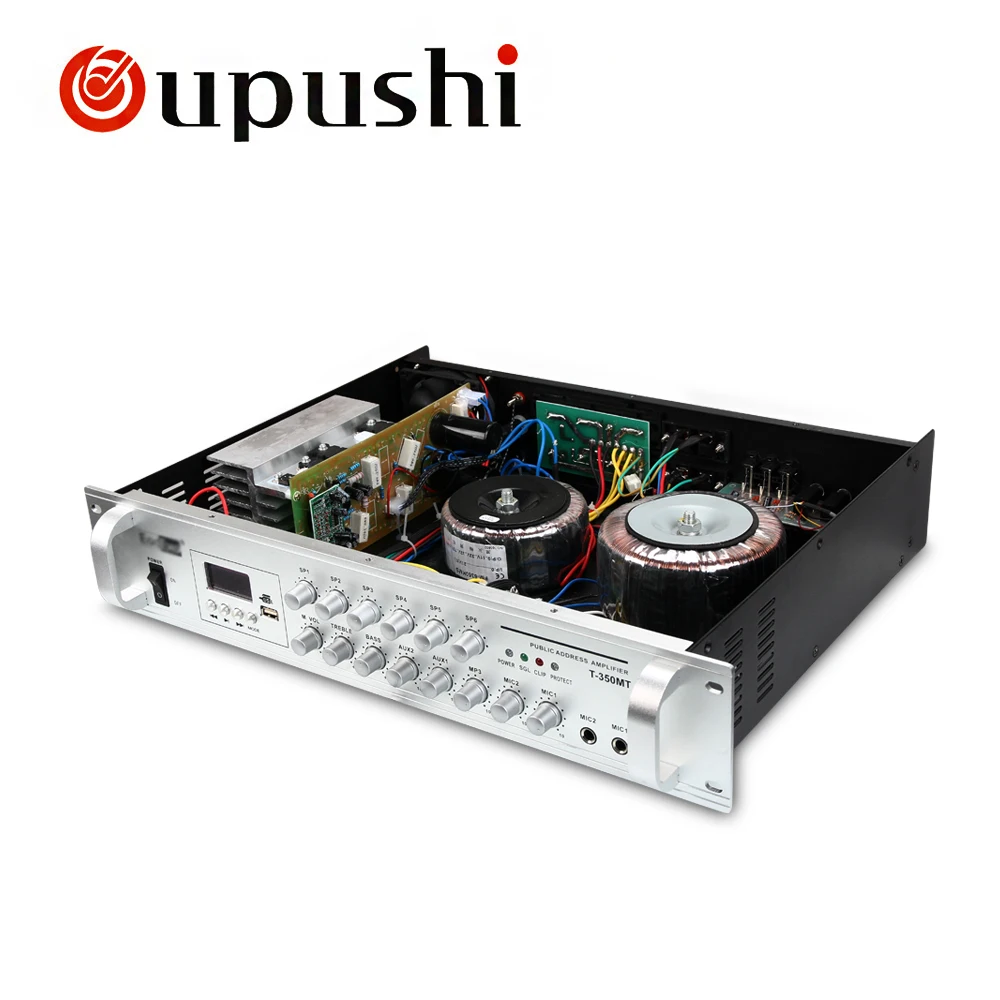 Усилитель мощности Oupushi акустический усилитель с 6 зонами bluetooth серия &quotT