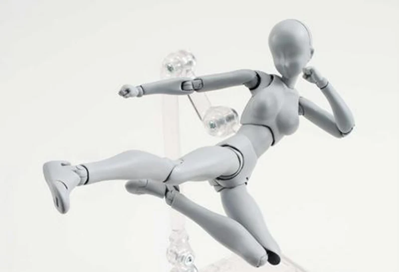 BODY KUN/Боди CHAN BODY-chan body-kun серый цвет Ver. Черная ПВХ фигурка Коллекционная модель игрушки