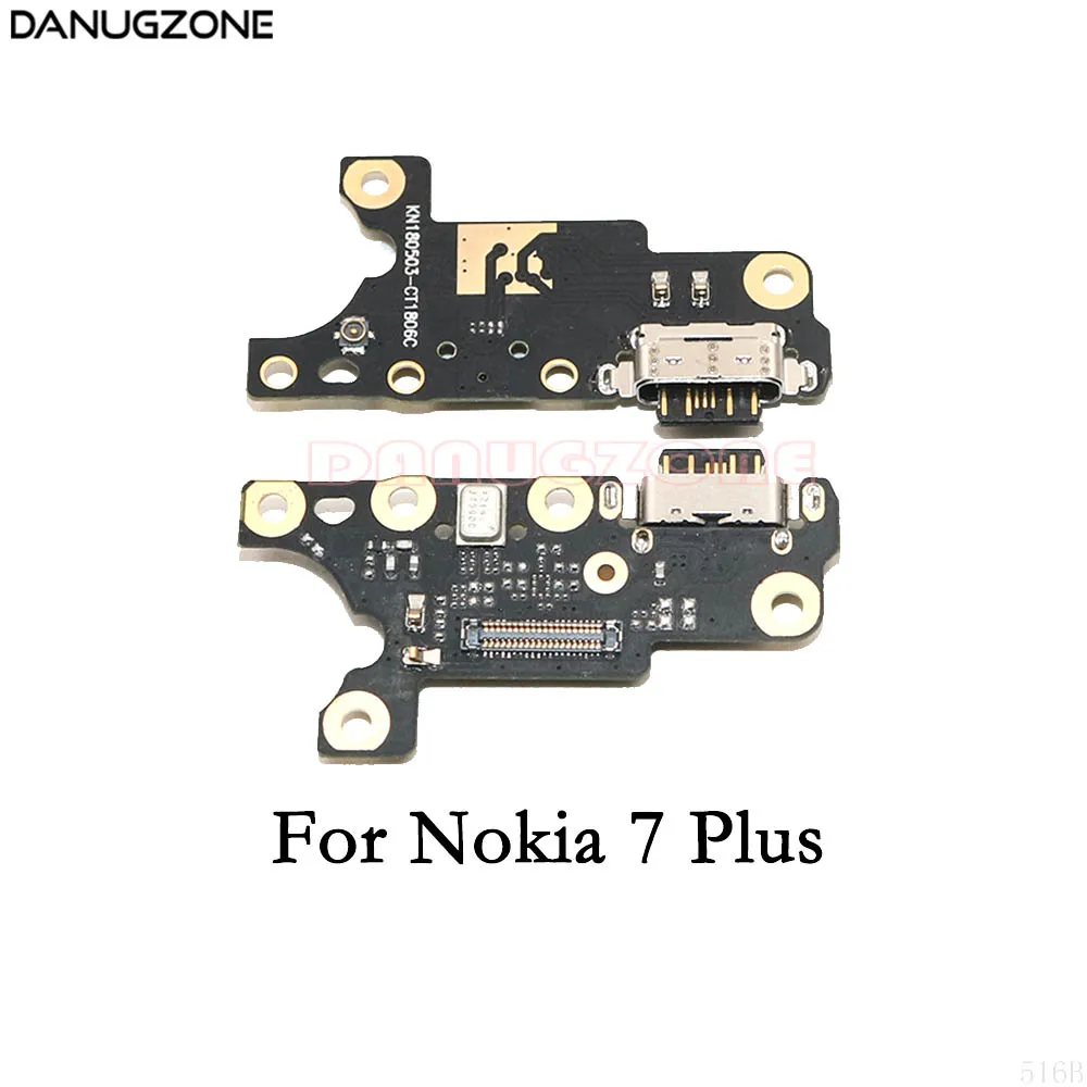 Гибкий кабель для зарядки док станции с разъемом USB Nokia 7 Plus TA 1046/1049 1055 1062/Nokia