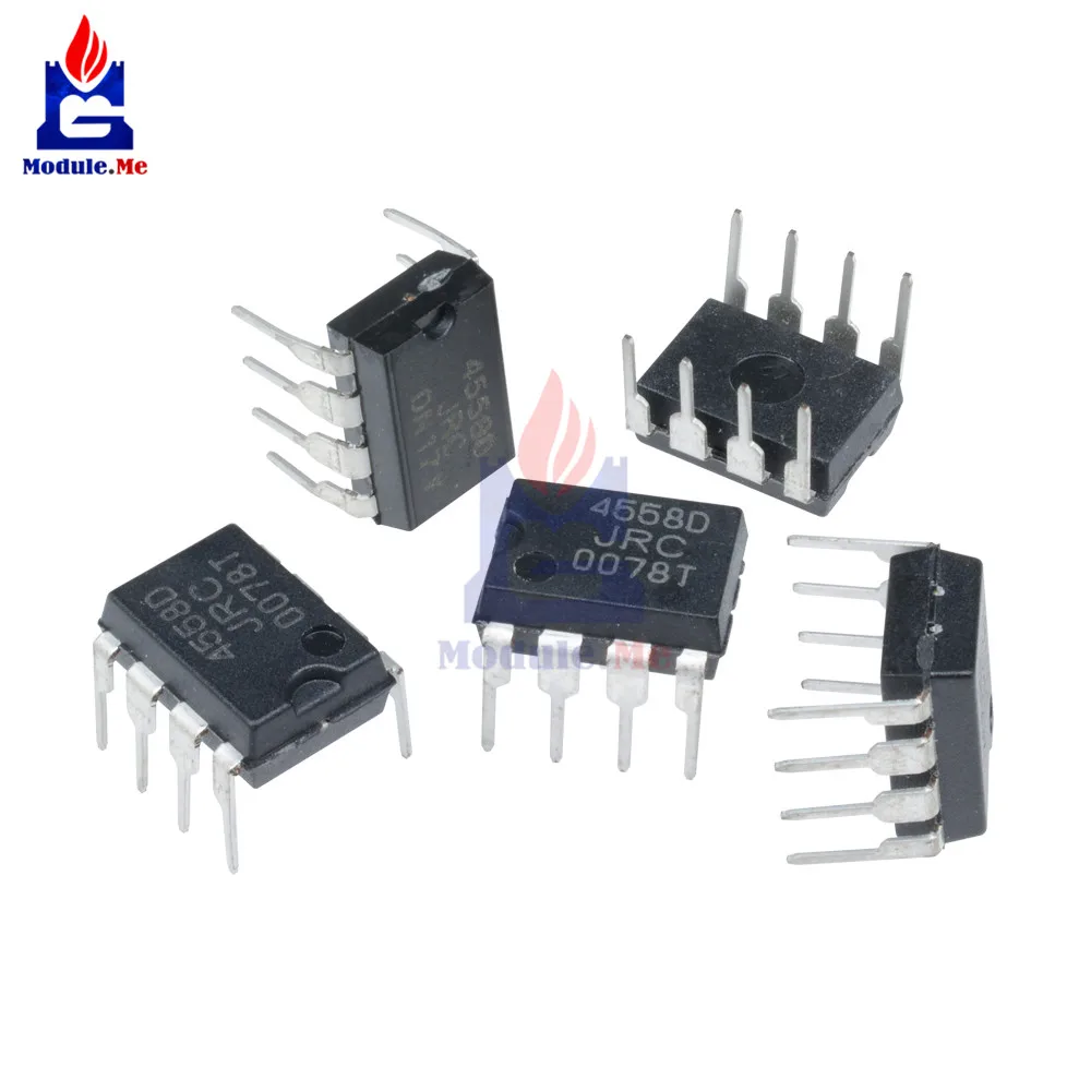 5 шт./лот IC откалывает JRC4558 4558 4558D JRC4558D DIP-8 интегрировать схемы