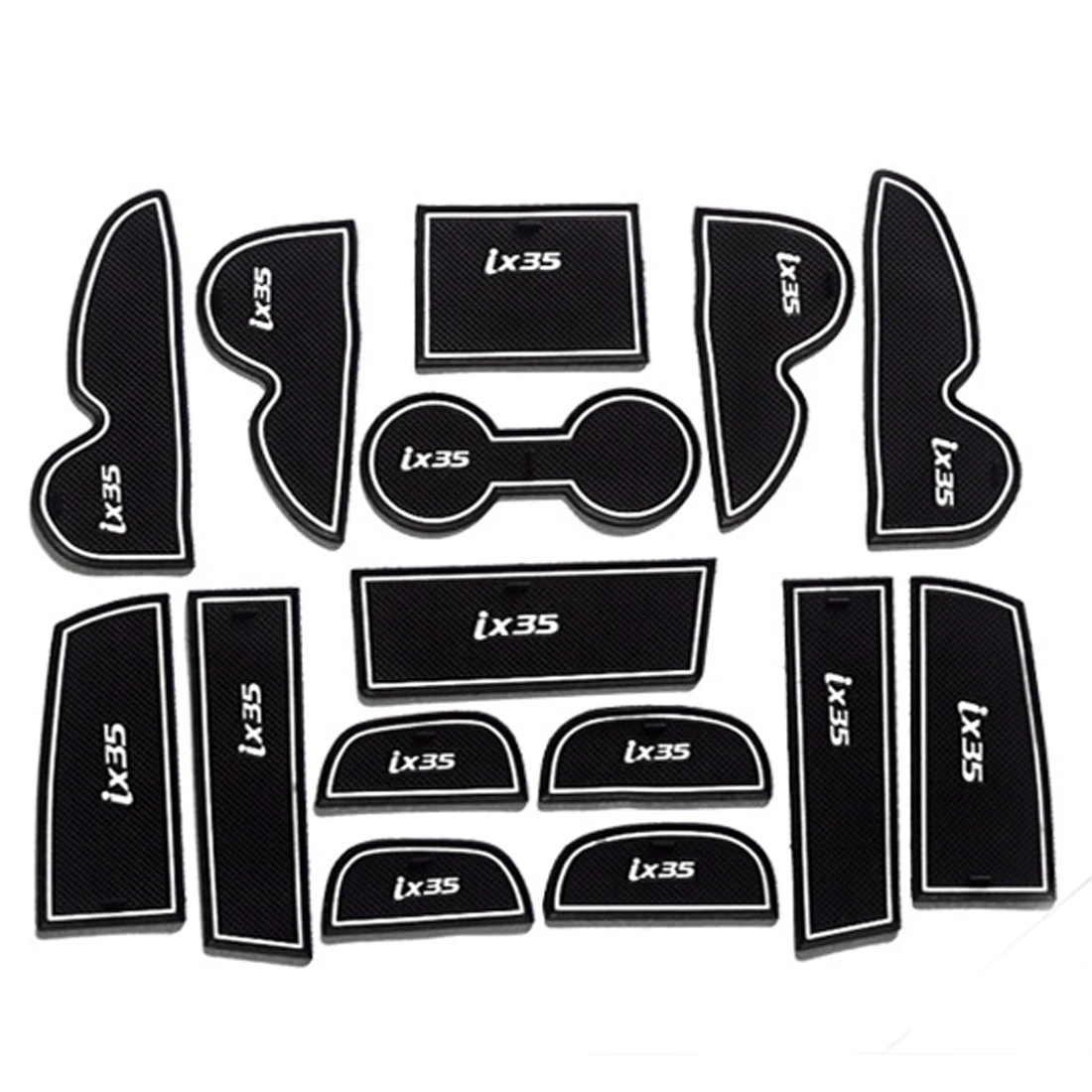 Резиновые Нескользящие коврики для Hyundai IX35 2009 2012 2013 2014 2015 15 шт.|mat mat|mat for carmat hyundai |