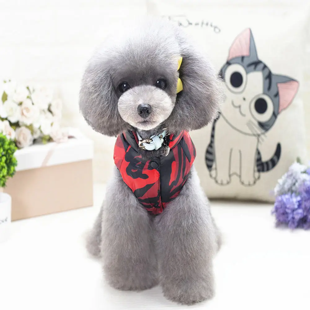 Новейшее фирменное название Одежда для собак на зиму камуфляжное пальто щенков