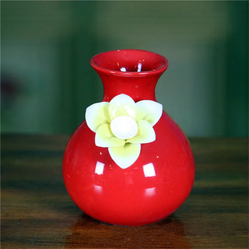 Резные керамические вазы креативные Цветочные украшения ручной работы домашние