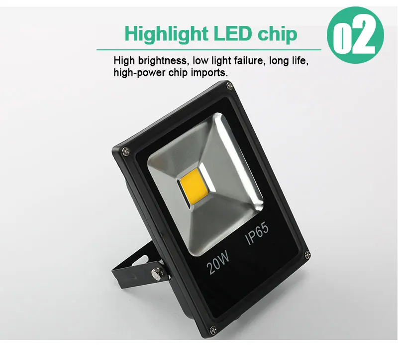 10W 20W 30W 50W Светодиодный прожектор светильник 220V 240V Светодиодный прожектор светильник Водонепроницаемый IP65 светодиодный Exterieur лампой наружный настенный светильник Инж