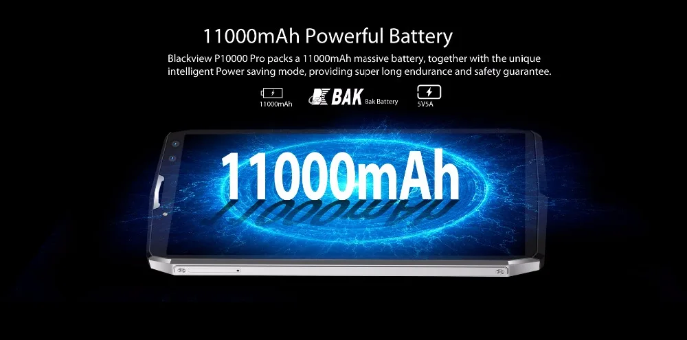 Blackview P10000 Pro 5 99 &quot18:9 полноэкранный смартфон 11000 мАч OTG Восьмиядерный 4 Гб ОЗУ 64 ПЗУ