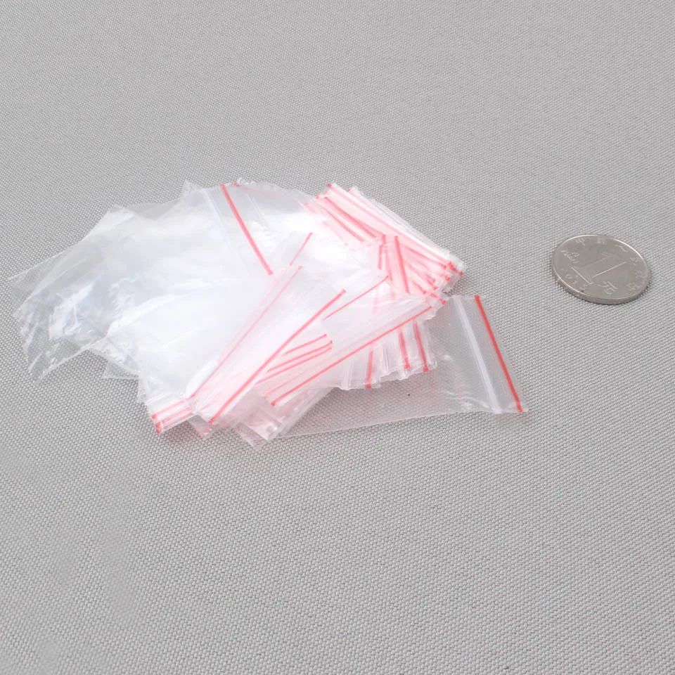 Полиэтиленовый пакет с застежкой молнией 4*6 см для пищевых продуктов пластиковый