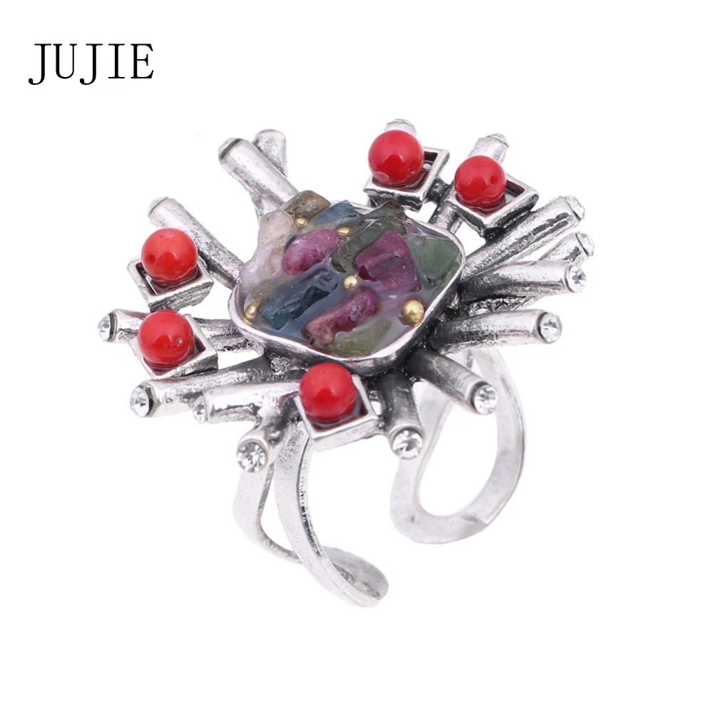 Женское кольцо с кристаллами JUJIE обручальное камнями 2020|stone ring|rings for mannfashion rings women |