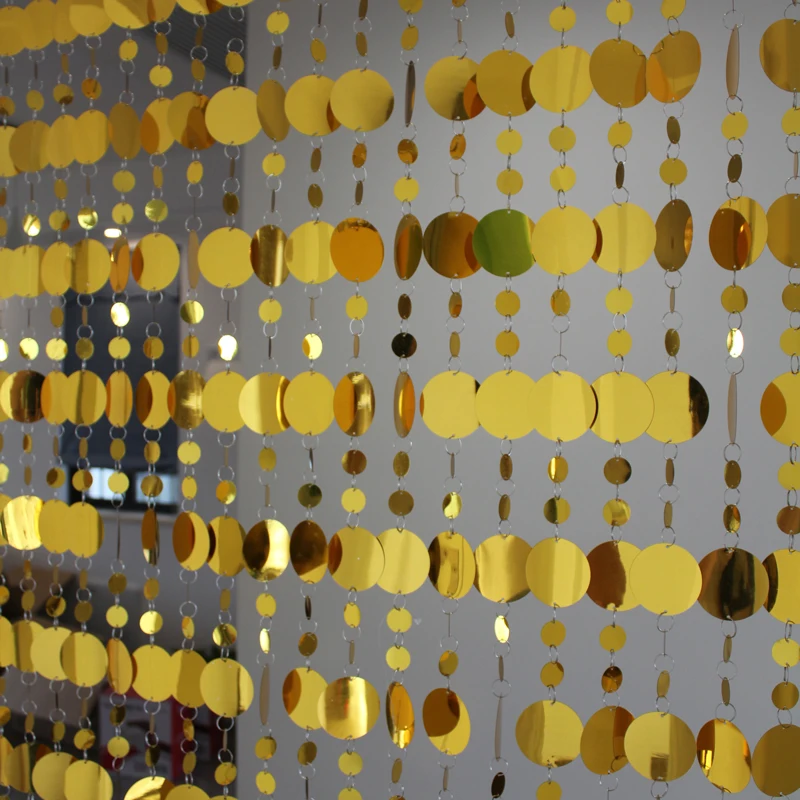 60 м/ПВХ серебристая ткань обивка пластиковая занавеска для свадебвечерние ринки