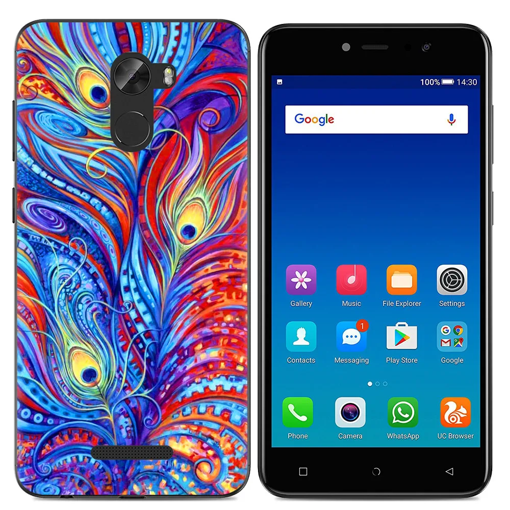 Чехол для телефона Gionee A1 Lite, 5,3 дюймов, милый мультяшный высококачественный мягкий чехол из ТПУ с рисунком, силиконовый чехол