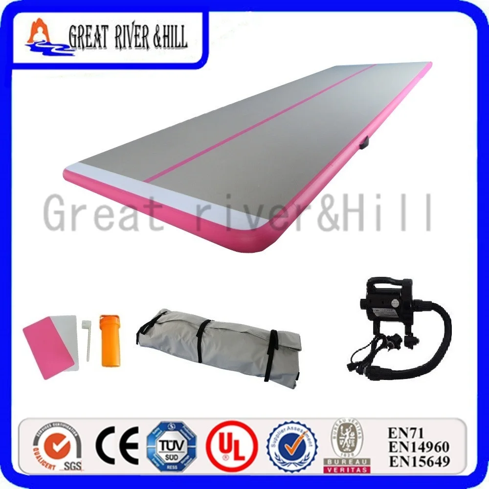 

Надувной коврик для фитнеса Great river hill tumbling, 9 м x 1,8 м x 15 см