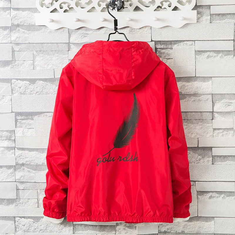 

Men's Jacket Hooded Bomber Jacket Men 2017 New Fashion Autumn Winter Waterproof Jacket Coat Man OutcoatCasual Slim Bomber Jacket