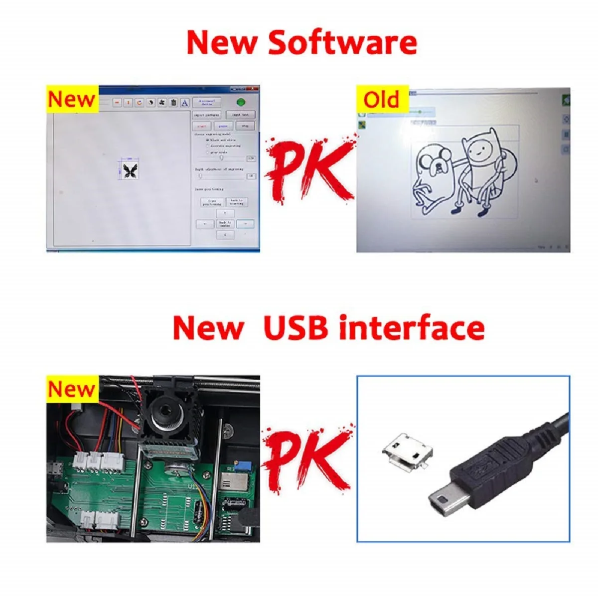 3000 МВт USB bluetooth управление Настольный лазерный гравировальный станок DIY логотип Mark принтер резак ЧПУ Устройство для лазерной резки 110-220 В