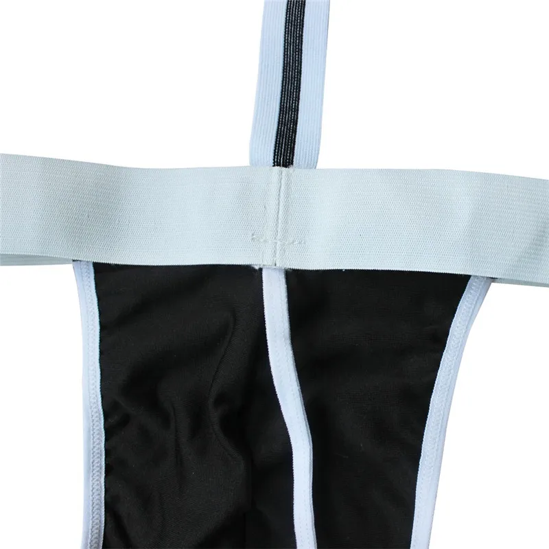 Взрослые мужчины сексуальные Collared Borat Mankini костюм со стрингами купальники