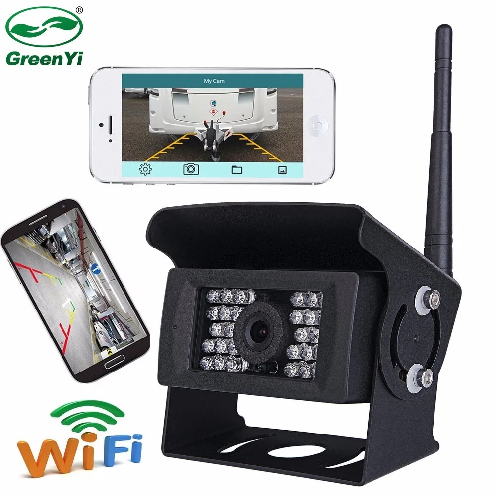 CCTV DC 12V 24V WiFi беспроводная камера заднего хода для грузовика RV Кемпер трейлер
