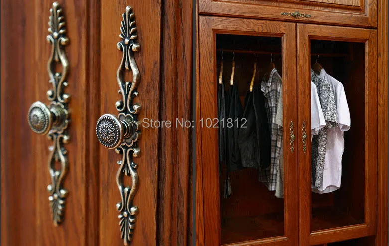 128 мм гардероб Armoire Шкаф ручки шкаф для одежды баров античная бронза H1450 128|handle