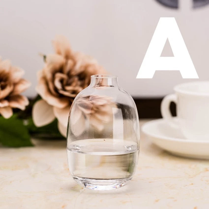 Горячая Распродажа простая мини ваза для цветов контейнер гидропоники